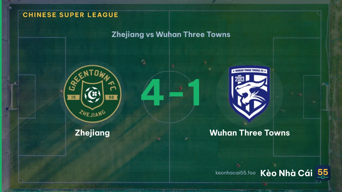 Nhận định Zhejiang vs Wuhan Three Towns ngày 18/09/2026