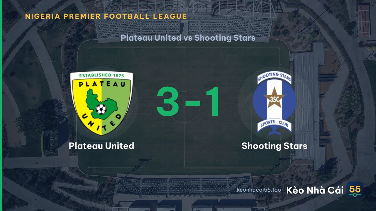 Nhận định Plateau United vs Shooting Stars ngày 20/09/2026
