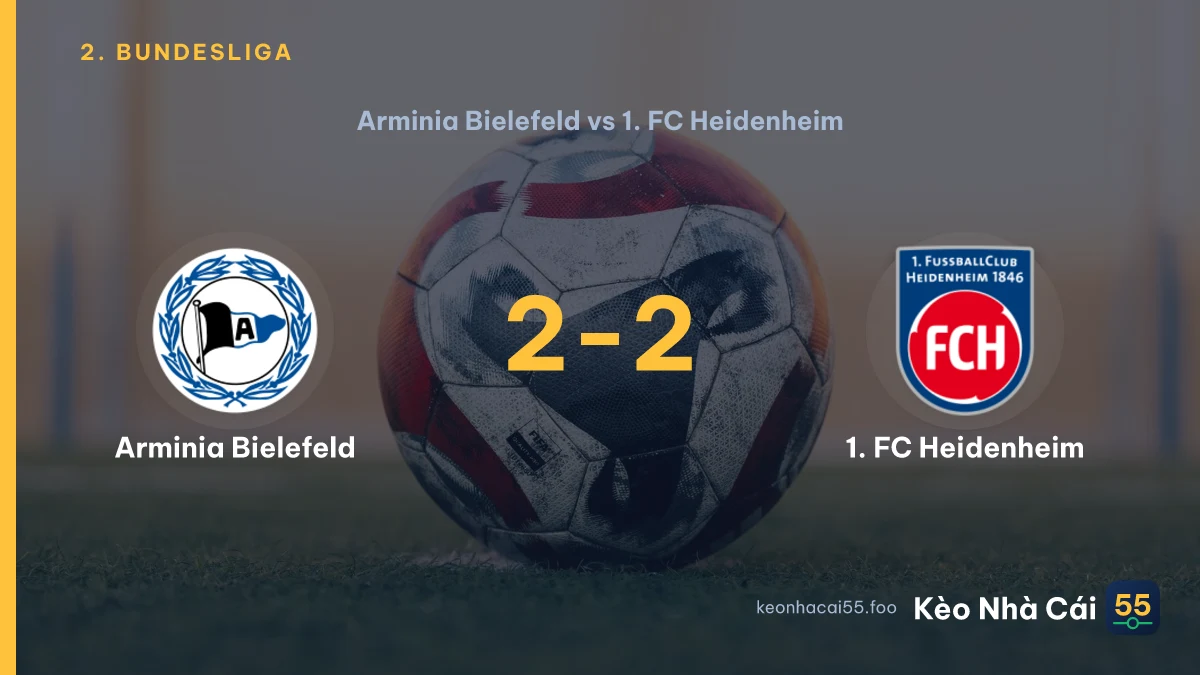 Nhận định Arminia Bielefeld vs 1. FC Heidenheim ngày 20/09/2026