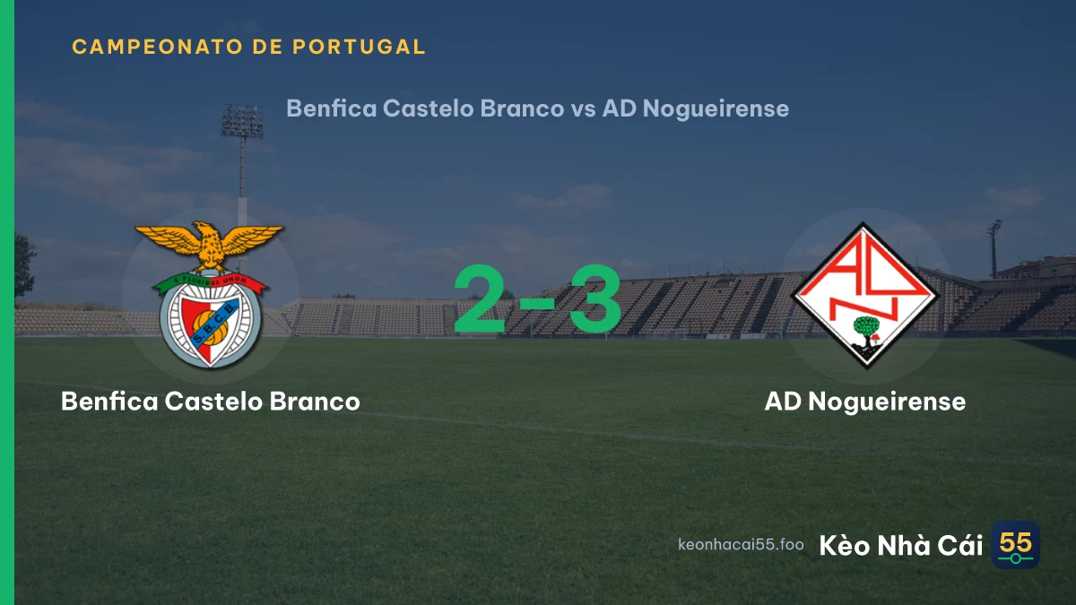 Nhận định Benfica Castelo Branco vs AD Nogueirense ngày 13/09/2026