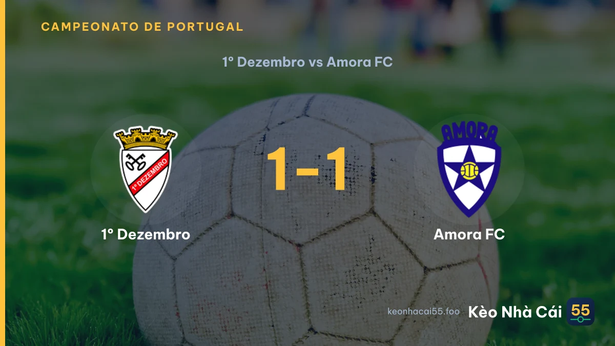 Nhận định 1º Dezembro vs Amora FC ngày 13/09/2026