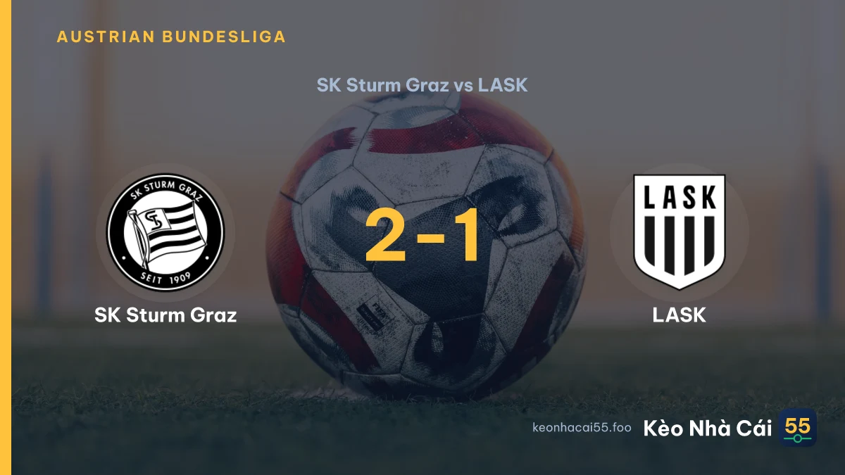 Nhận định SK Sturm Graz vs LASK ngày 13/09/2026