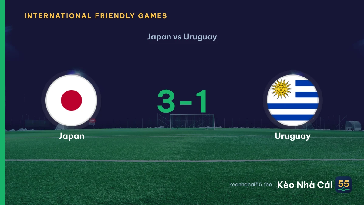 Nhận định Japan vs Uruguay ngày 24/09/2026