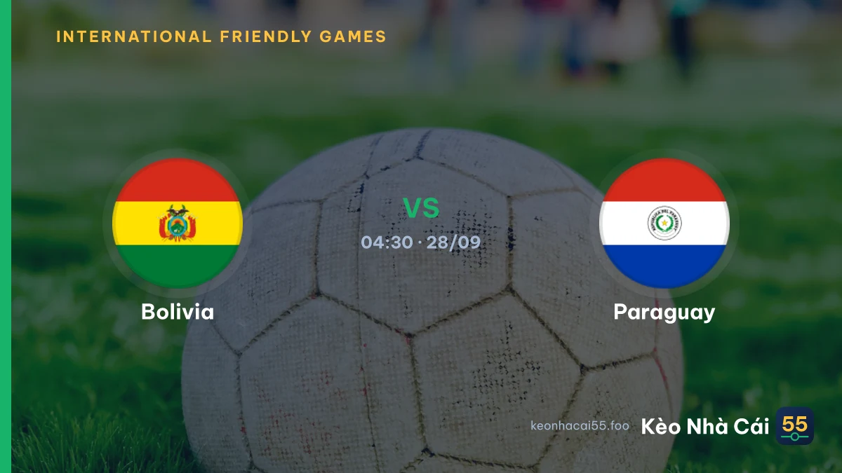 Nhận định Bolivia vs Paraguay ngày 28/09/2026