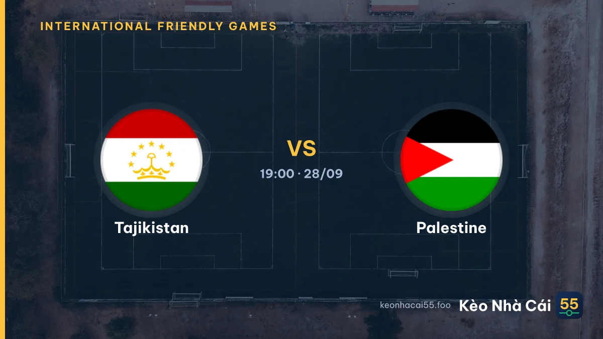 Nhận định Tajikistan vs Palestine ngày 28/09/2026