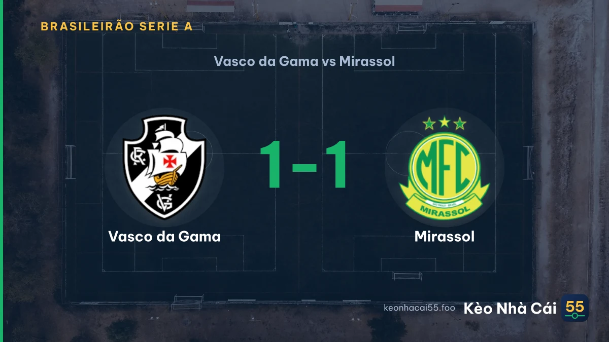 Nhận định Vasco da Gama vs Mirassol ngày 26/07/2026