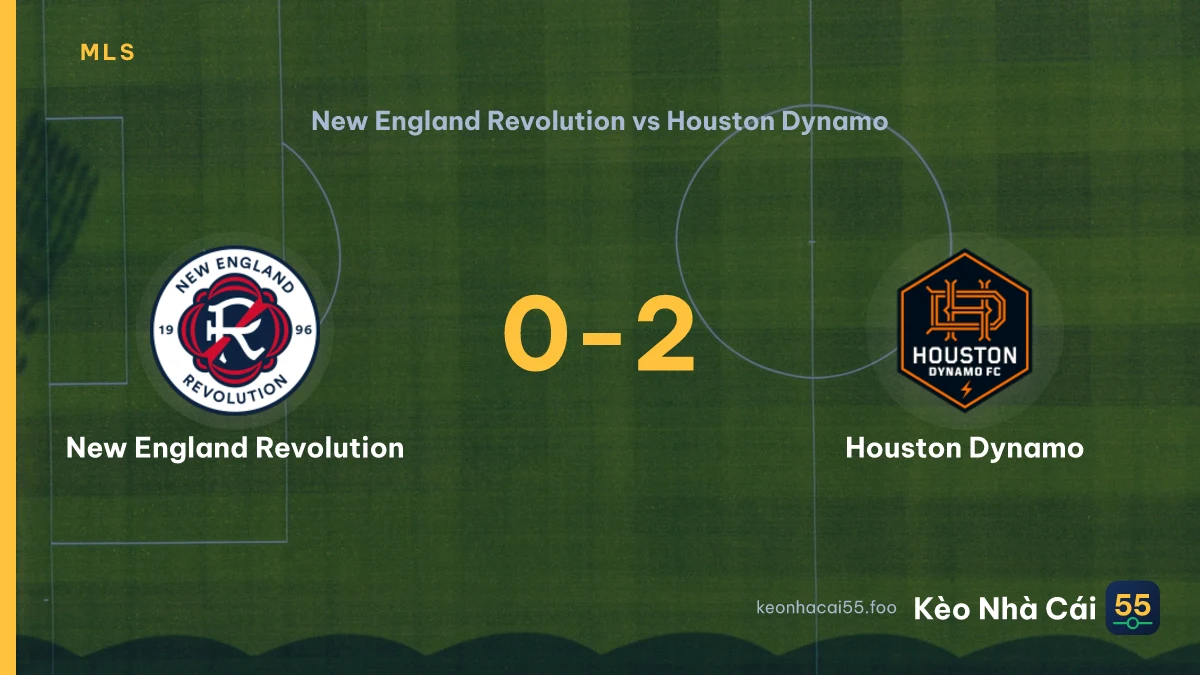 Nhận định New England Revolution vs Houston Dynamo ngày 09/08/2026
